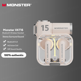 Monster XKT15 หูฟังบลูทูธไร้สาย HIFI ตัดเสียงรบกวน บลูทูธ 5.3