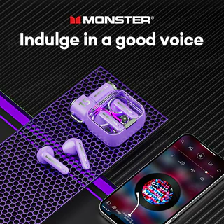 Monster XKT15 หูฟังบลูทูธคุณภาพเสียงไฮไฟการออกแบบนวัตกรรมอายุการใช้งานแบตเตอรี่ยาวนานพร้อมไมโครโฟนบลูทูธ 5.3