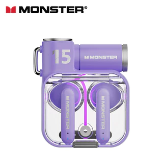 Monster XKT15 หูฟังบลูทูธคุณภาพเสียงไฮไฟการออกแบบนวัตกรรมอายุการใช้งานแบตเตอรี่ยาวนานพร้อมไมโครโฟนบลูทูธ 5.3