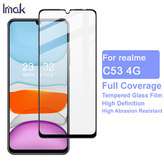 Imak Realme C53 4G ฟิล์มกันรอยหน้าจอ แบบเต็มจอ คุณภาพสูง กาวเต็มจอ กระจกนิรภัย OPPO ฟิล์มกันรอยหน้าจอ