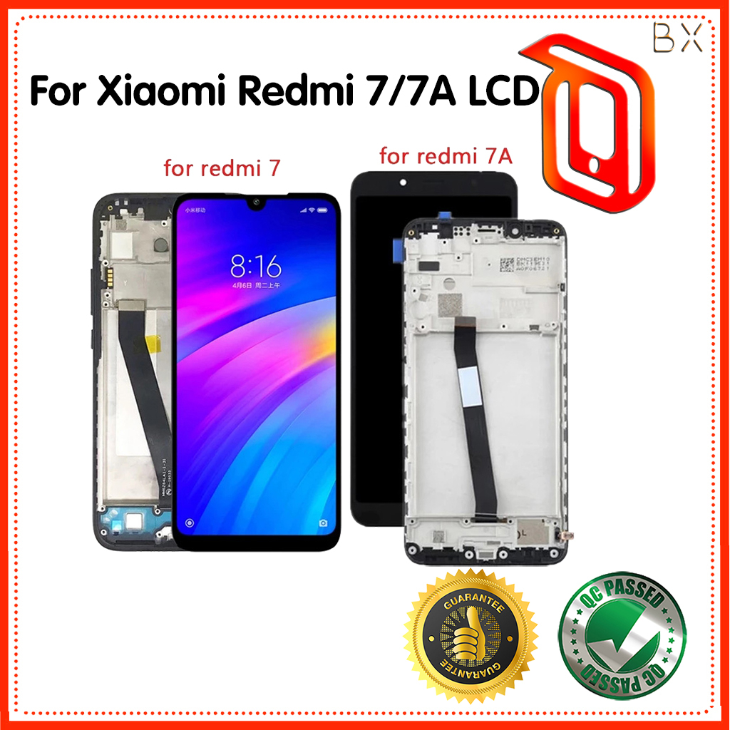 ชุดประกอบหน้าจอสัมผัส LCD พร้อมกรอบ สําหรับ Xiaomi Redmi 7A Xiaomi Redmi 7