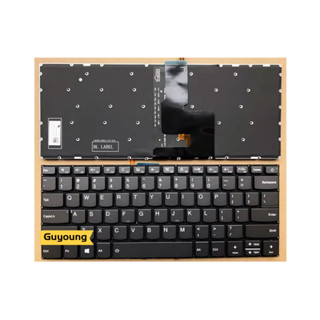 Yjx คีย์บอร์ดแล็ปท็อป ภาษาอังกฤษ US สําหรับ Lenovo IdeaPad 1-14IGL05 1-14ADA05 1-14AST-05 V14-ADA V14-ARE V14-IGL V14-IIL V14-IKB V14-IWL