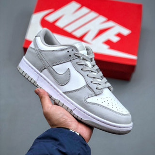 Nk SB Dunk Low RETRO รองเท้ากีฬา รองเท้าวิ่ง ระบายอากาศ สีขาว สีเทา สําหรับผู้ชาย ผู้หญิง