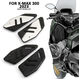 ที่เหยียบเท้าอลูมิเนียม กันลื่น สําหรับรถจักรยานยนต์ YAMAHA XMAX 125 250 300 400 2017-23