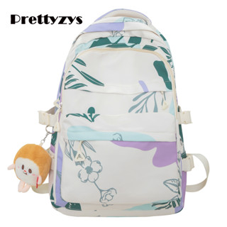 Backpack Prettyzys 2023 Korean Student Bag Large capacity Cute School 14 inch For Men