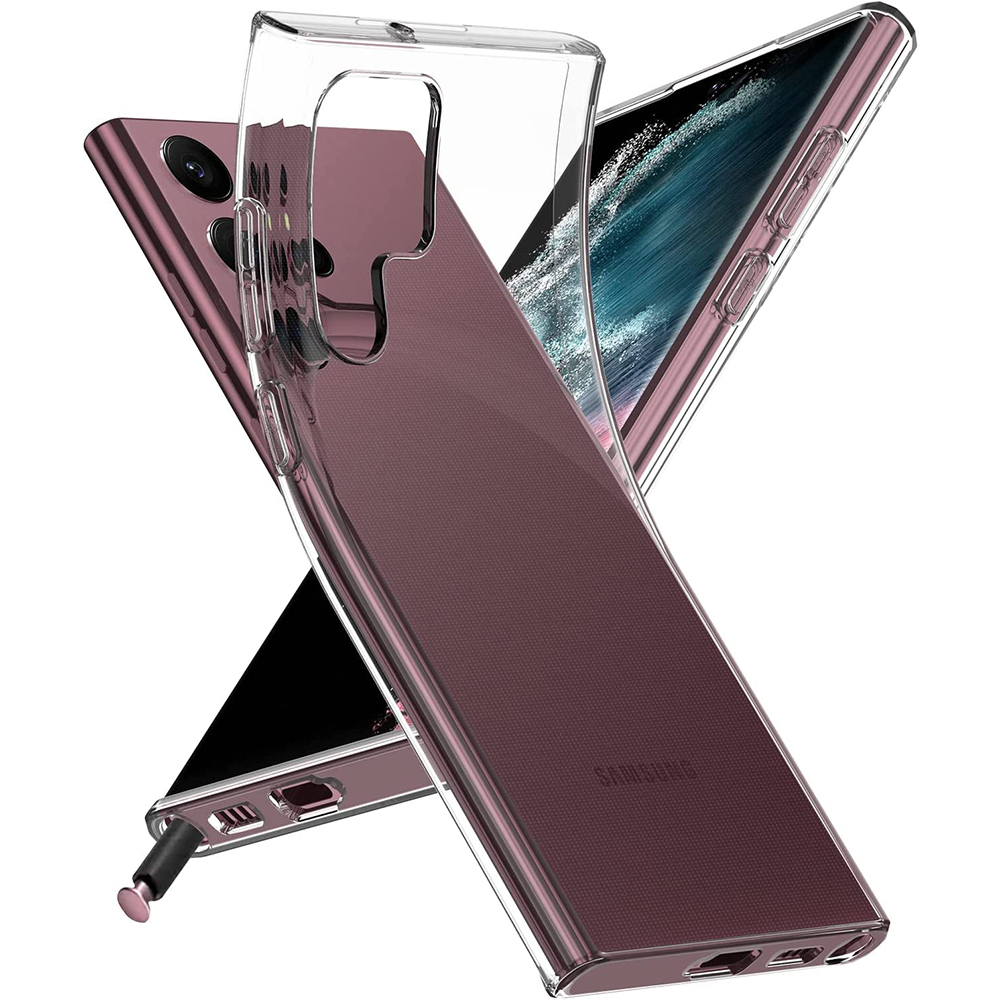 เคสนิ่มสำหรับ Samsung S24 S23 FE S22 Ultra S21 S20 FE Note 20 Ultra S10e S10 Plus S9 S8 Note 10 Lite 9 8 Plus ซิลิโคน TPU ใส