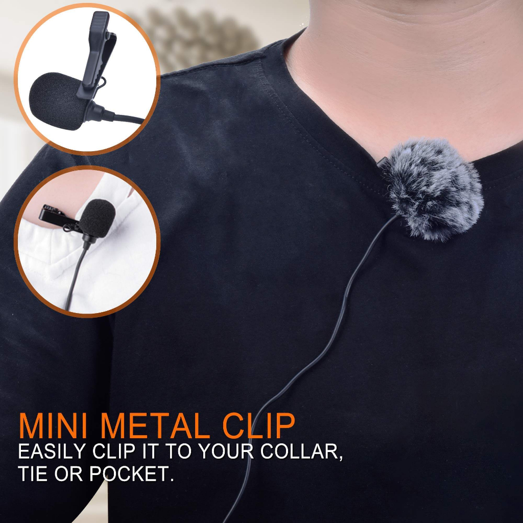 SONY Comica CVM-V02O Phantom Power Omnidirectional XLR Lavalierไมโครโฟน,Lavคลิปบนไมค์สําหรับCanon Sonyกล้องวิดีโอซูมH4n H6 Tascam DR-60D DR-70D DR-100 Recordersเครื่องผสมเสียง - รูปที่ 5