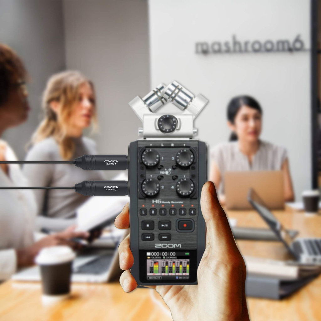 SONY Comica CVM-V02O Phantom Power Omnidirectional XLR Lavalierไมโครโฟน,Lavคลิปบนไมค์สําหรับCanon Sonyกล้องวิดีโอซูมH4n H6 Tascam DR-60D DR-70D DR-100 Recordersเครื่องผสมเสียง - รูปที่ 6