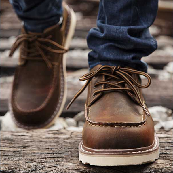 Maden รองเท้าบูทมาร์ติน ข้อสั้น หนังเทียม ทรงหลวม สไตล์อังกฤษ โมเดิร์น เหมาะกับฤดูใบไม้ร่วง สําหรับผู้ชาย