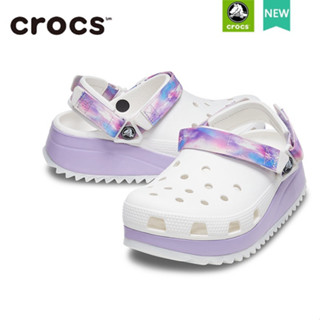 Crocs Classic hiker clog 2022 รองเท้าแตะแฟชั่น สีดํา สําหรับผู้หญิง | 207772