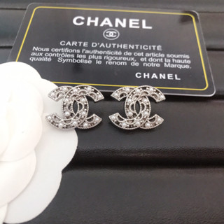 Chanel ต่างหูทองแดง ชุบทอง หรูหรา คุณภาพสูง สําหรับผู้หญิง103341