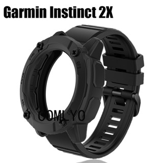 สําหรับ Garmin Instinct 2X เคส TPU นิ่ม ป้องกัน กันชน สายรัด ซิลิโคน สร้อยข้อมือ Easyfit Band