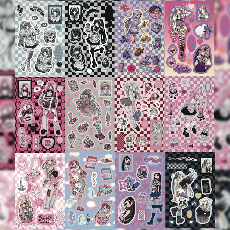 สติกเกอร์ ลายการ์ตูน DOMI สไตล์เกาหลี สําหรับตกแต่งสมุดไดอารี่ DIY