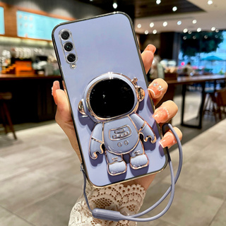 เคสโทรศัพท์มือถือ ลายการ์ตูนนักบินอวกาศ พร้อมขาตั้ง สําหรับ Samsung M23 4G F22 M22 M32 F23 M11 M42 A42 M31