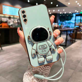 เคสโทรศัพท์มือถือ ลายการ์ตูนนักบินอวกาศ พร้อมขาตั้ง สําหรับ Samsung M30s A81 A04 A04E A14 A02