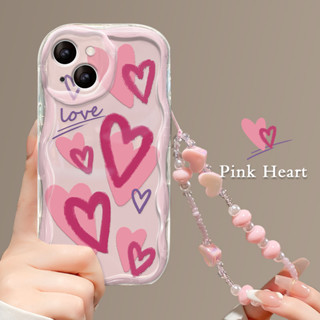 เคสโทรศัพท์มือถือ กันกระแทก ลายการ์ตูนหัวใจน่ารัก สีชมพู สําหรับ Huawei Y7A Y9S Y9PRIME 2019 NOVA5T NOVA7i NOVA7 NOVA7SE NOVA8 NOVA9 NOVA9SE NOVA10 NOVA10PRO