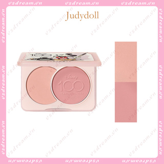 Judydoll Disney บลัชออน เนื้อแมตต์ สองสี สีพีช แอปริคอท ชมพู ม่วง ฟ้า ขยายตัว หดได้ สามสี