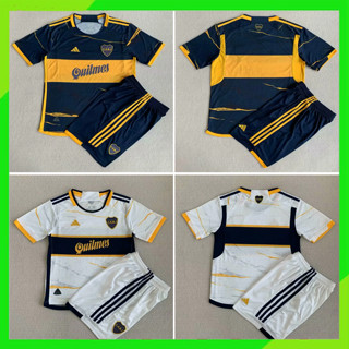 เสื้อกีฬาแขนสั้น ลายทีมชาติฟุตบอล Boca Juniors Concept Edition Bald Blue and White ชุด 22 23 ชุด 2022 2023 คุณภาพสูง สําหรับผู้ชาย