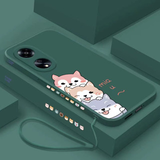 เคส OPPO A53 A71 A93 A39 A33 Reno 4F A33 Neo 7 A57 2016 A73 A53S เคส เคสโทรศัพท์ TPU Chaider Soft พร้อมสายคล้องคอ