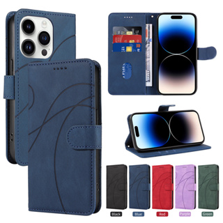 เคสโทรศัพท์หนัง PU ฝาพับ กันกระแทก พร้อมช่องใส่บัตร ขาตั้ง สําหรับ Samsung Galaxy S7 Edge S8 S9 S10 + Plus Lite S10e A91 M80S