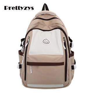 School Backpack Prettyzys 2023 Korean Large capacity 14 inch For Women