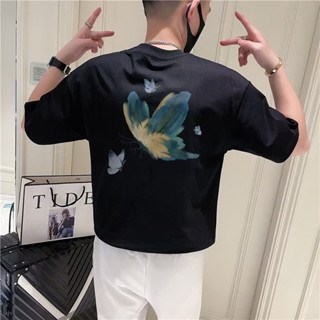เสื้อยืด แขนสั้น คอกลม ลาย ๑