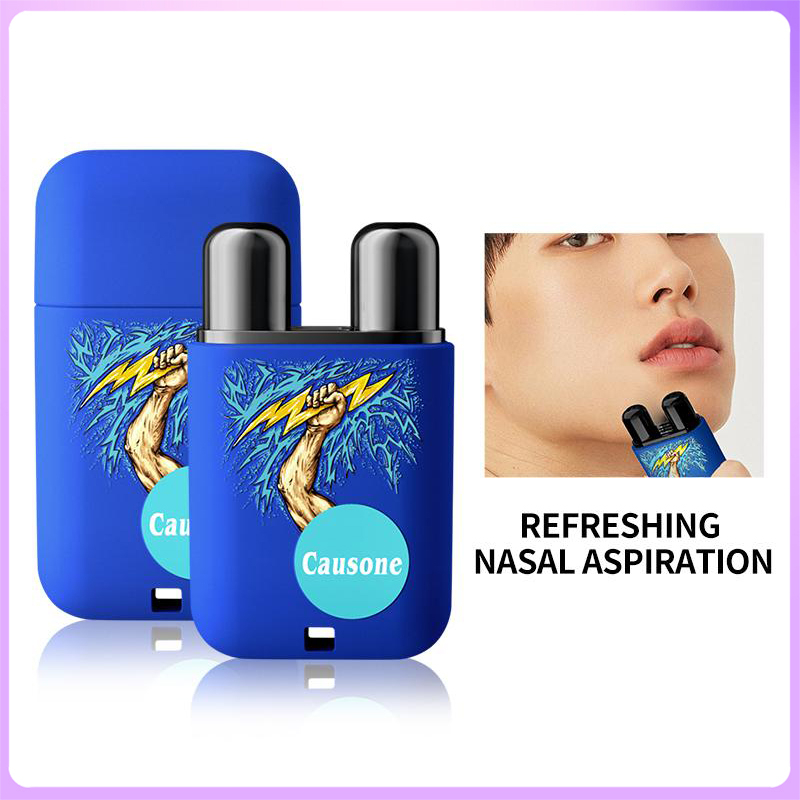 Double Hole Vital Oil Energy Bar Cool Nostrail Nasal Inhaler Multi