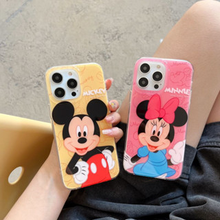 เคสป้องกันโทรศัพท์มือถือ ลายการ์ตูนมิกกี้ มินนี่เมาส์ สําหรับ iPhone 14Pro max  case 13Pro max 12Pro max 14Pro 13Pro 12Pro 11 12 13 14 case