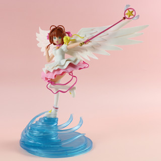 โมเดลฟิกเกอร์ PVC รูปการ์ตูนอนิเมะ Cardcaptor Sakura Kinomoto Sakura ขนาด 22.5 ซม. เหมาะกับของขวัญ ของเล่นสะสม สําหรับเด็ก