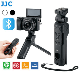 JJC TP-S1 บลูทู ธ ขาตั้งกล้องขนาดเล็ก พร้อมรีโมตคอนโทรลชัตเตอร์แบบไร้สายที่ถอดออกได้สำหรับกล้อง Sony ZV-1 II ZV-1F ZV-E1 ZV-E10 a7C a7R V a7 IV a7S III  a9 II a1 RX100 VII a6700 a6600 a6400 a6100 FX30 FX3 A7R5 A7R4 A7M4 A7S3 A7M3 A7R3 A7R4A RX100M7 RX0 II