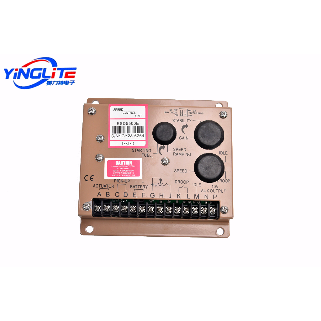 Esd5500e โมดูลควบคุมความเร็วเครื่องกําเนิดไฟฟ้า 5500E