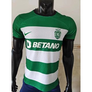 เสื้อกีฬาแขนสั้น ลายทีมชาติฟุตบอล Lisbon 23-24 ชุดเหย้า สําหรับผู้ใหญ่