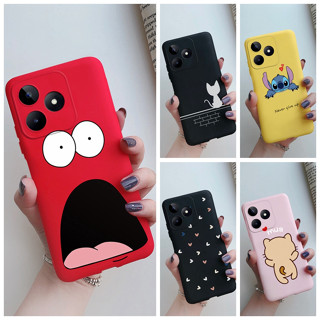 เคสโทรศัพท์มือถือ ซิลิโคนนิ่ม พิมพ์ลายการ์ตูน สําหรับ Realme C53 C35 C 53