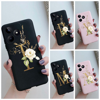 เคสมือถือ TPU แบบนิ่ม พิมพ์ลายตัวอักษรน่ารัก สําหรับ Realme C53 Realme C53 C 53