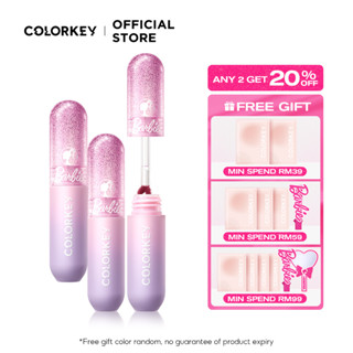 Colorkey X Barbie Mousse ลิปสติก เนื้อแมตต์ ลิควิด ลิปสติก แบรนด์บาร์บี้ Co