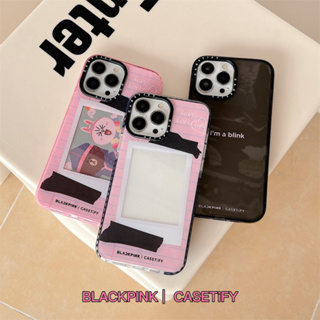 CASE.TIFY High end air cushion protection phone case for iphone 14 14plus 14pro 14promax 13 13pro 13promax BLACKPINK signature pattern 12 12pro 12promax 11 11promax Cute Cartoon Soft Casing x xr xsmax 7plus 2023 New design Highquality