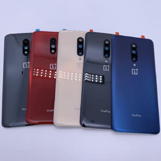 ฝาครอบแบตเตอรี่ด้านหลัง พร้อมโลโก้ พร้อมเลนส์กล้อง สําหรับ Oneplus 7 GM1900 6.41 นิ้ว