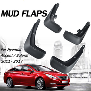 บังโคลนรถยนต์ สําหรับ Hyundai i25 Accent Solaris Grand Avega 2011-2017 2012 2013 2014 2015 2016 4 ชิ้น