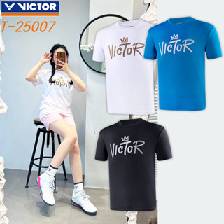 เสื้อกีฬาบาสเก็ตบอล Victor Badminton Jersey ดูดซับเหงื่อได้ดี แห้งเร็ว ระบายอากาศได้ดี แฟชั่นฤดูร้อน สําหรับผู้ชาย และผู้หญิง 2023