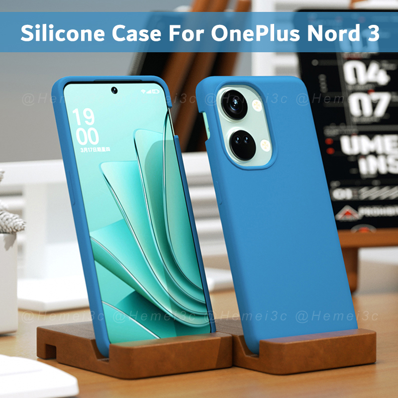 สําหรับ OnePlus Nord 3 5G เคส ซิลิกาเจลเหลว แข็ง กันกระแทก เคสโทรศัพท์