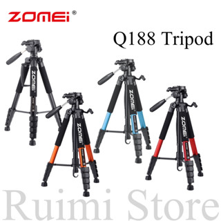 Zomei Q188 Professional Lightweight Mini Travel Tripod 360 °การถ่ายภาพพาโนรามาคงที่ที่แม่นยําด้วย Pan Head