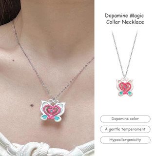 🎀🎀🎉สร้อยคอโซ่ จี้รูป Dopamine Magic สไตล์สร้างสรรค์ อุปกรณ์เสริมแฟชั่น