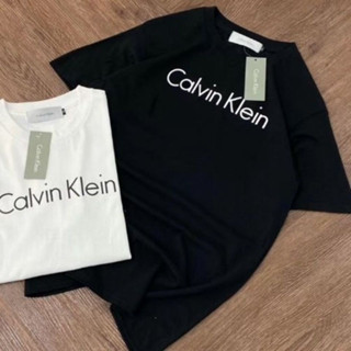 C1k lein ใหม่ เสื้อยืดลําลอง ผ้าฝ้าย แขนสั้น คอกลม ทรงหลวม เข้ากับทุกการแต่งกาย แฟชั่นคลาสสิก รับประกันคุณภาพ S-5XL