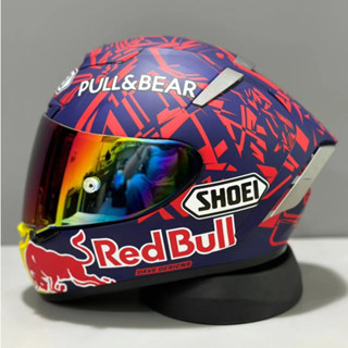 ใหม่ หมวกกันน็อคเต็มใบ SHOEI X14 marquez TC6 Red Bull Seventh Generation Ant สําหรับขี่รถจักรยานยนต์