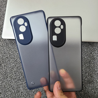 สําหรับ OPPO Reno 10 Pro Plus Pro + เคส เคลือบด้าน โปร่งใส ไม่มีกรอบ แข็ง PC เคสโทรศัพท์ด้านหลัง