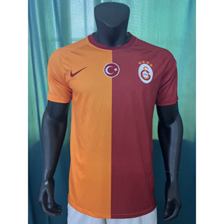 เสื้อกีฬาแขนสั้น ลายทีมชาติฟุตบอล Galatasaray 23 24 ชุดเหย้า คุณภาพสูง สําหรับผู้ชาย