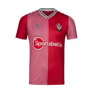 เสื้อกีฬาแขนสั้น ลายทีมชาติฟุตบอล Southampton 23 24 ชุดเหย้า คุณภาพสูง สําหรับผู้ชาย