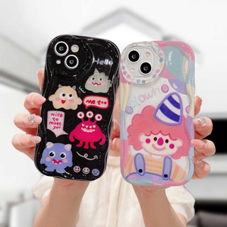 เคสโทรศัพท์มือถือ แบบนิ่ม ลายการ์ตูนมอนสเตอร์ 3D ขอบโค้ง สําหรับ Samsung A13 A14 A22 A23 A04 A04S A52 A51 A24 A12 A03 A03S A50 A02S A20 A32 A50S A30S A52S A30 M12 M22 M32 A125 A13 Lie A14 LTE A037F F12 M04 M10S M02S A025 A205 A305 F02S