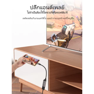 Lemorele L11 USB C Hub อะแดปเตอร์ HDMI 4K เหมาะสำหรับ iPad MacBook Pro โทรศัพท์มือถือแล็ปท็อป