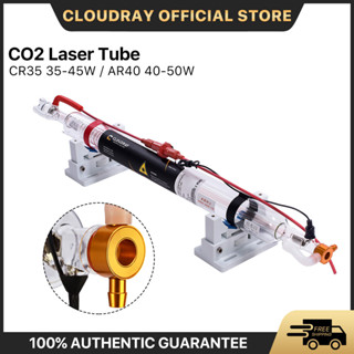 Cloudray 35-45W หลอดเลเซอร์แก้วโลหะ CO2 Metal Glass Laser Tube 720mm สําหรับเครื่องแกะสลักเลเซอร์ CO2